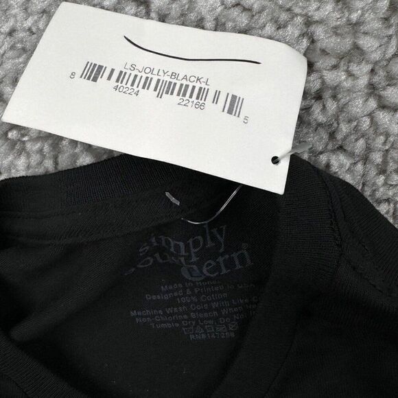 Simply Southern Is This Jolly Enough Christmas Holiday Dog T-Shirt Large NEW - Picture 5 of 10